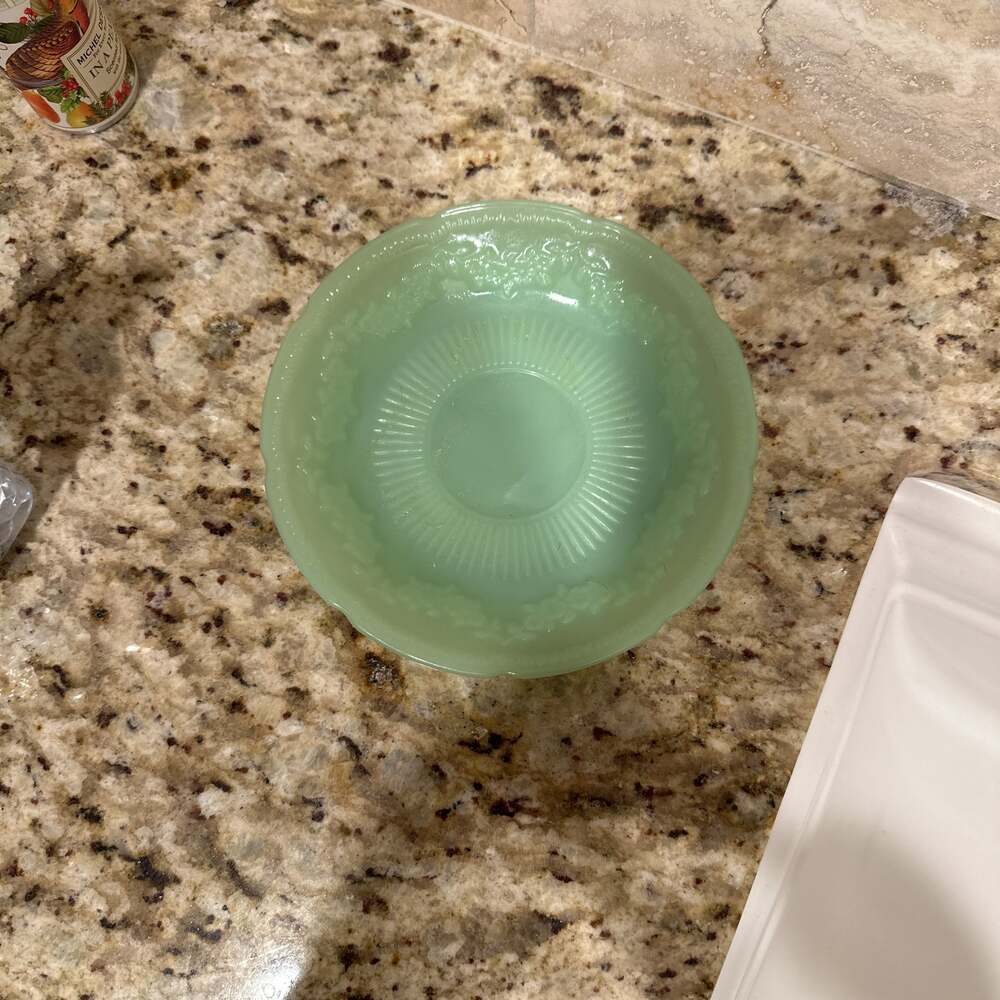 Fire King Saucer Jadeite Unmarked